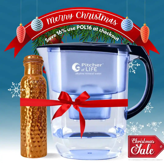 pounch design Bottle with Alkaline Water Pitcher