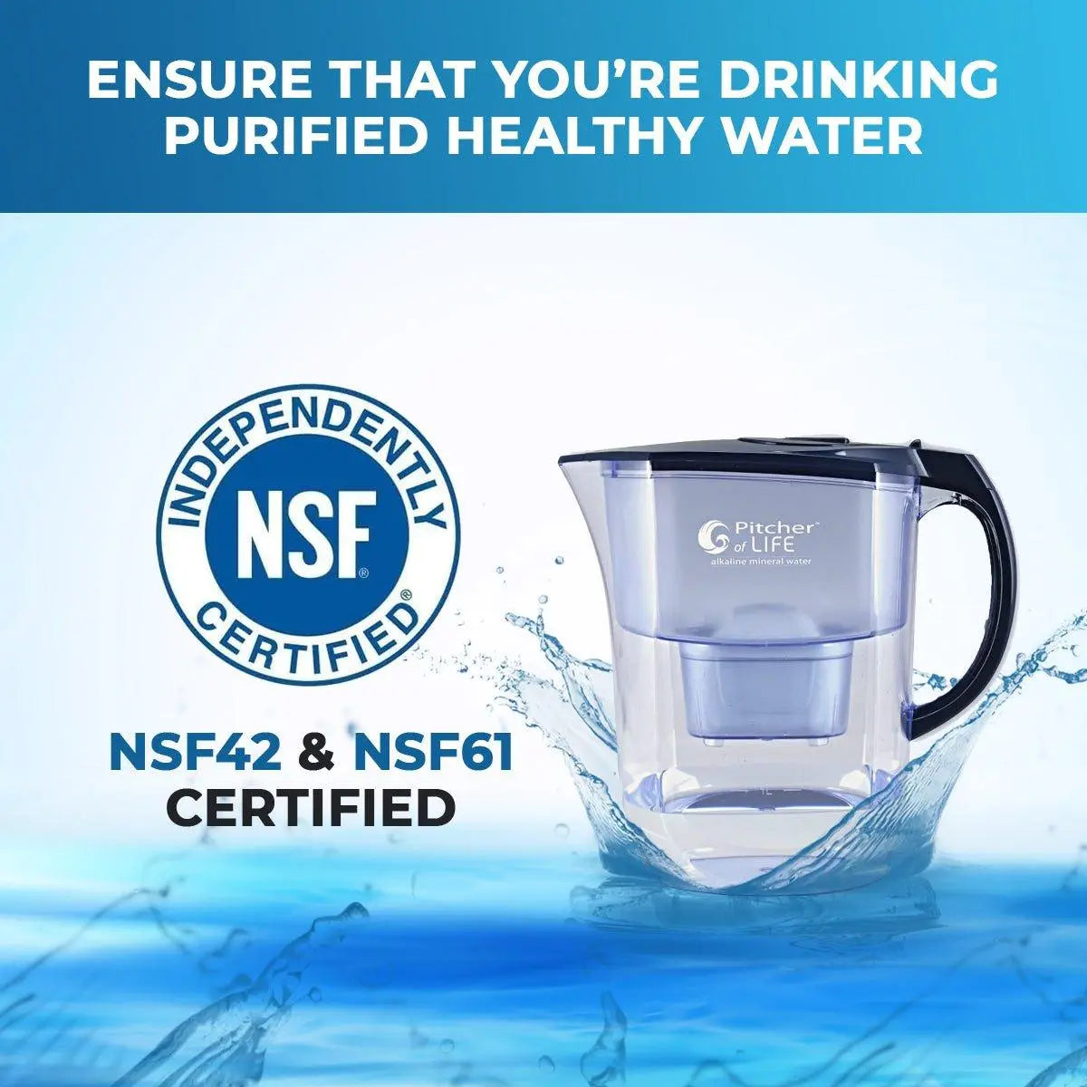 drink purified healthy water