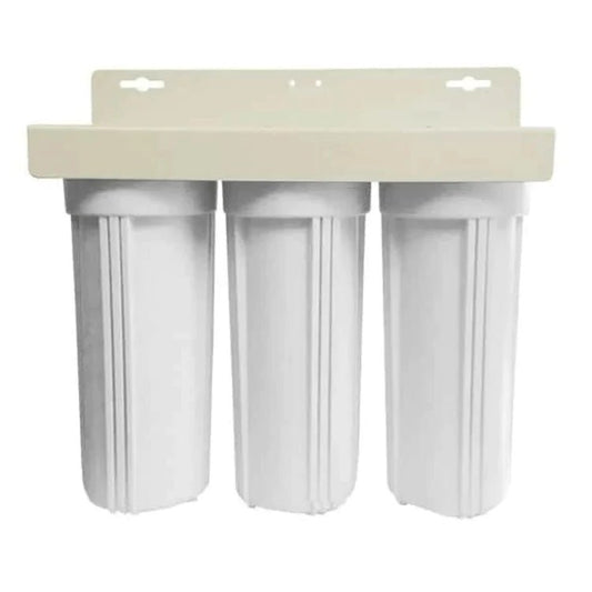 whole house water filtration system	triple pre filter