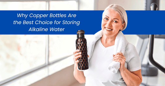 Copper Bottles with Alkaline Water