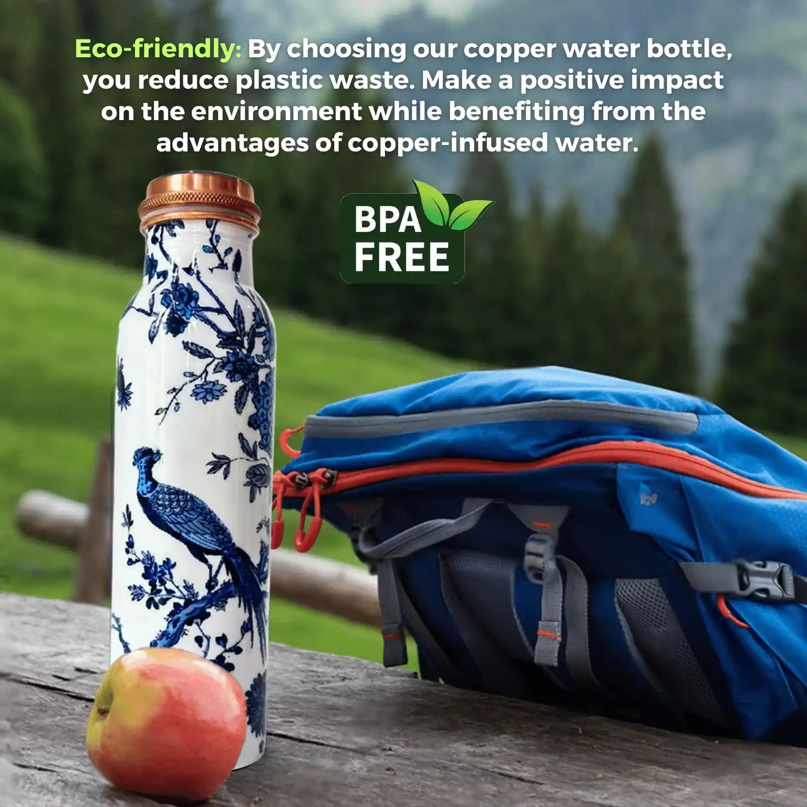 eco-friendly copper water bottle