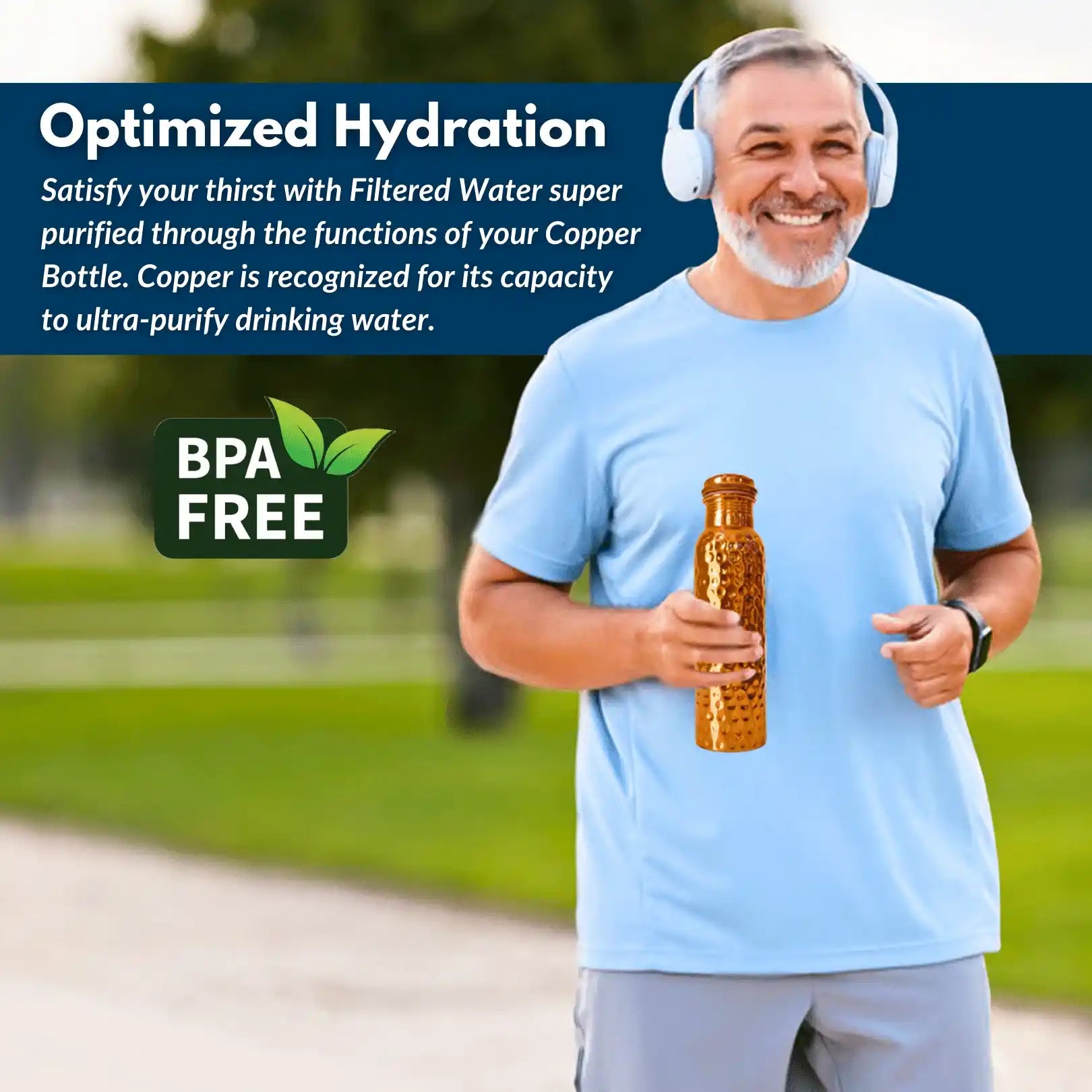 optimize dhydration with copper bottle