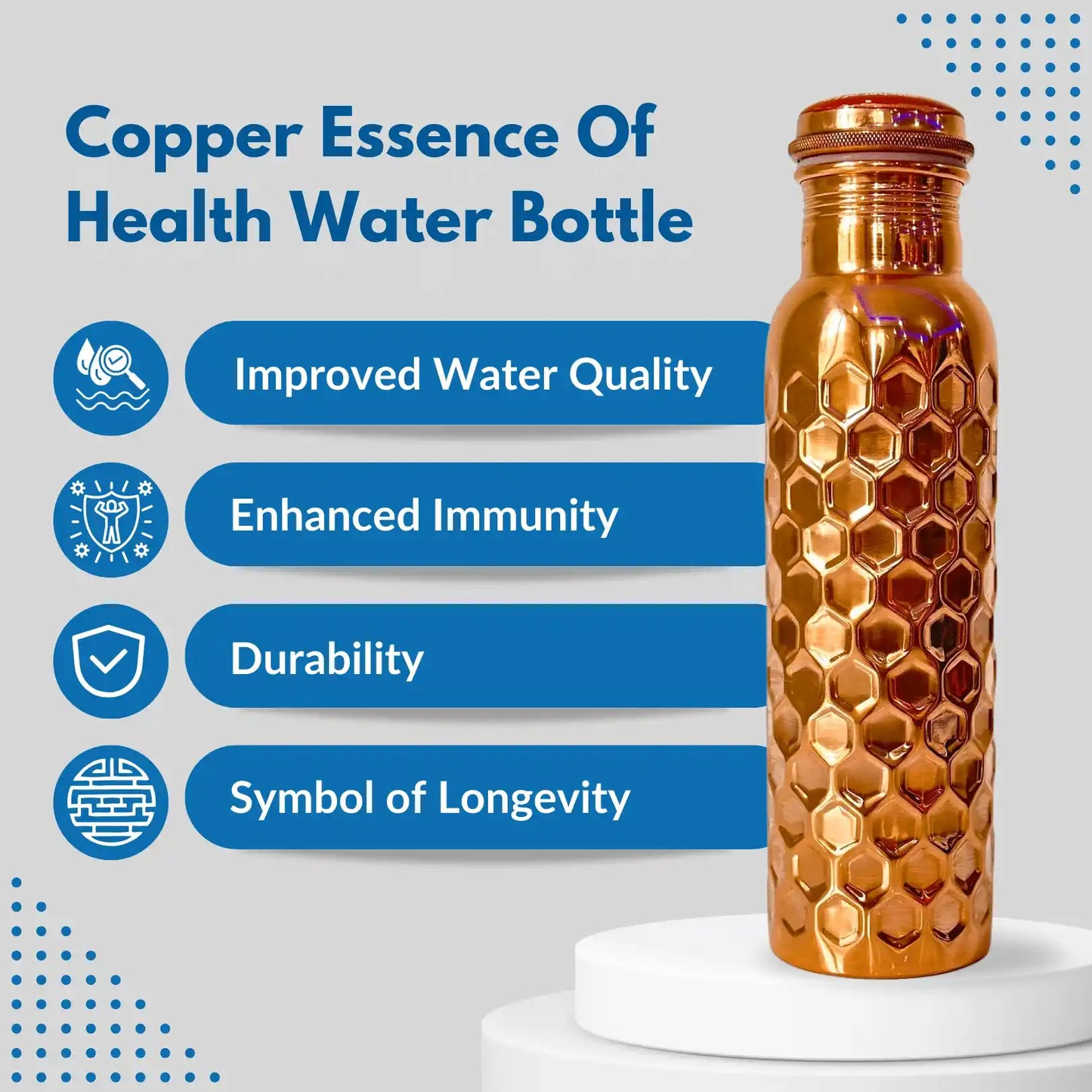 improved water quality with copper bottle