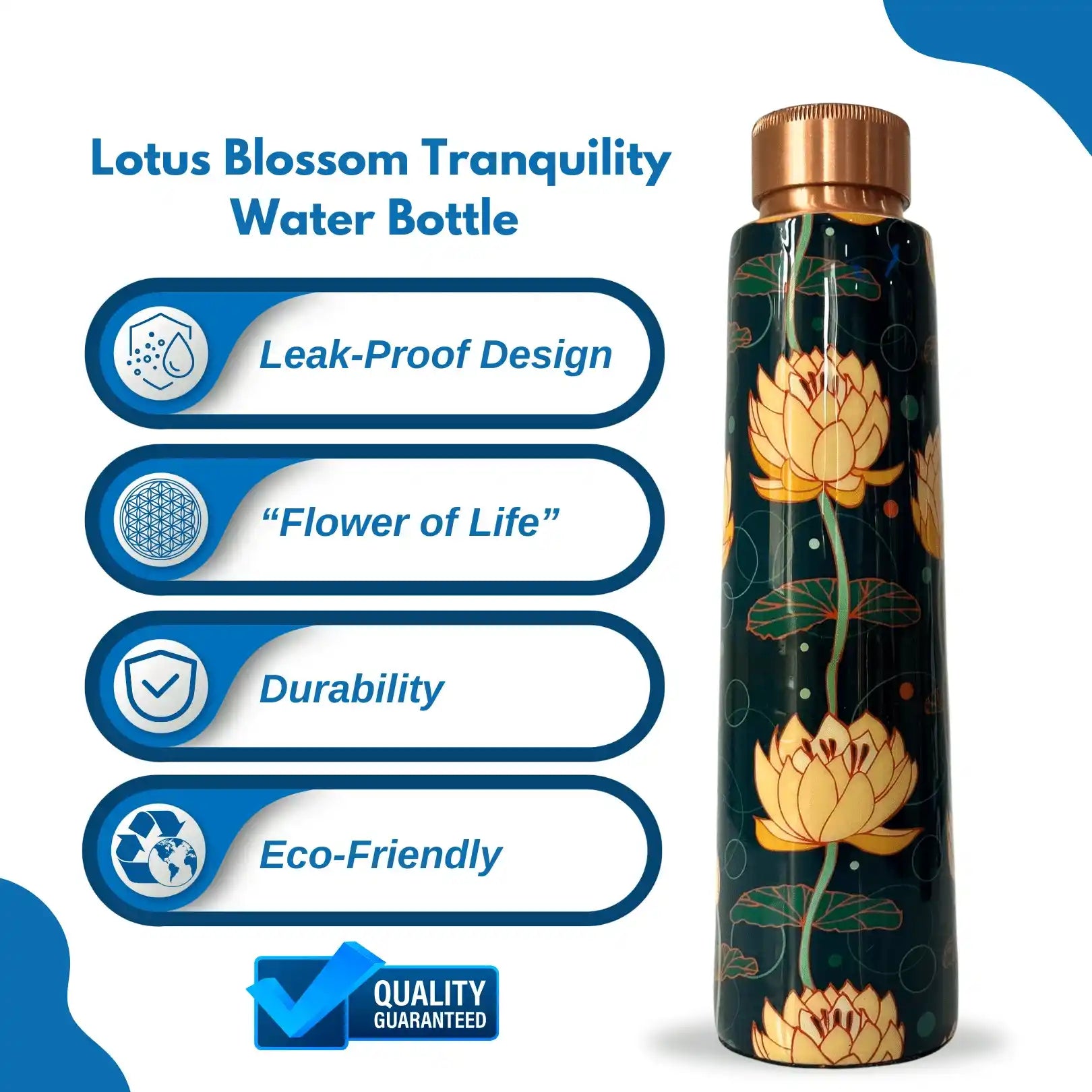 copper bottle lotus flower