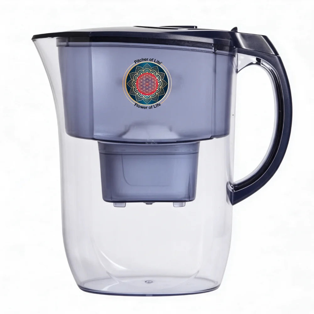 BPA Free Alkaline Water Pitcher for family to boost your energy on a white background