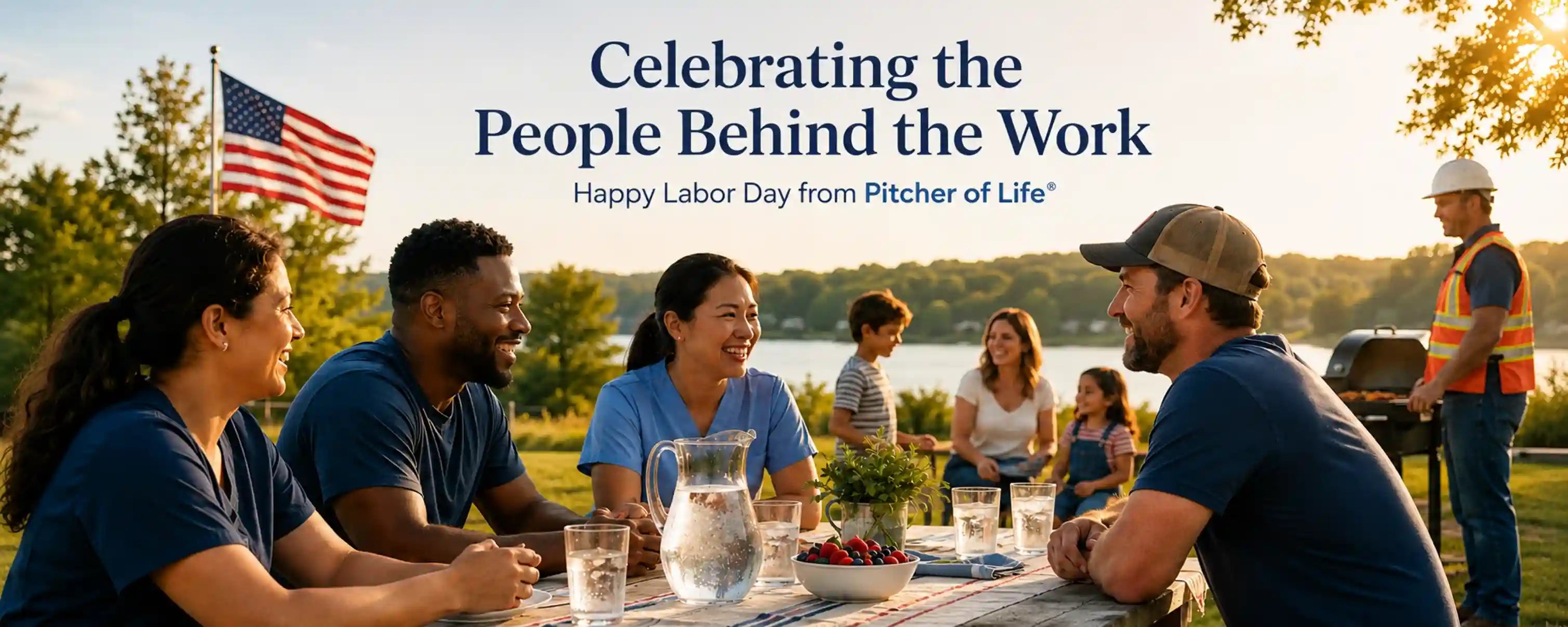 Labor Day Banner From Pitcher of Life