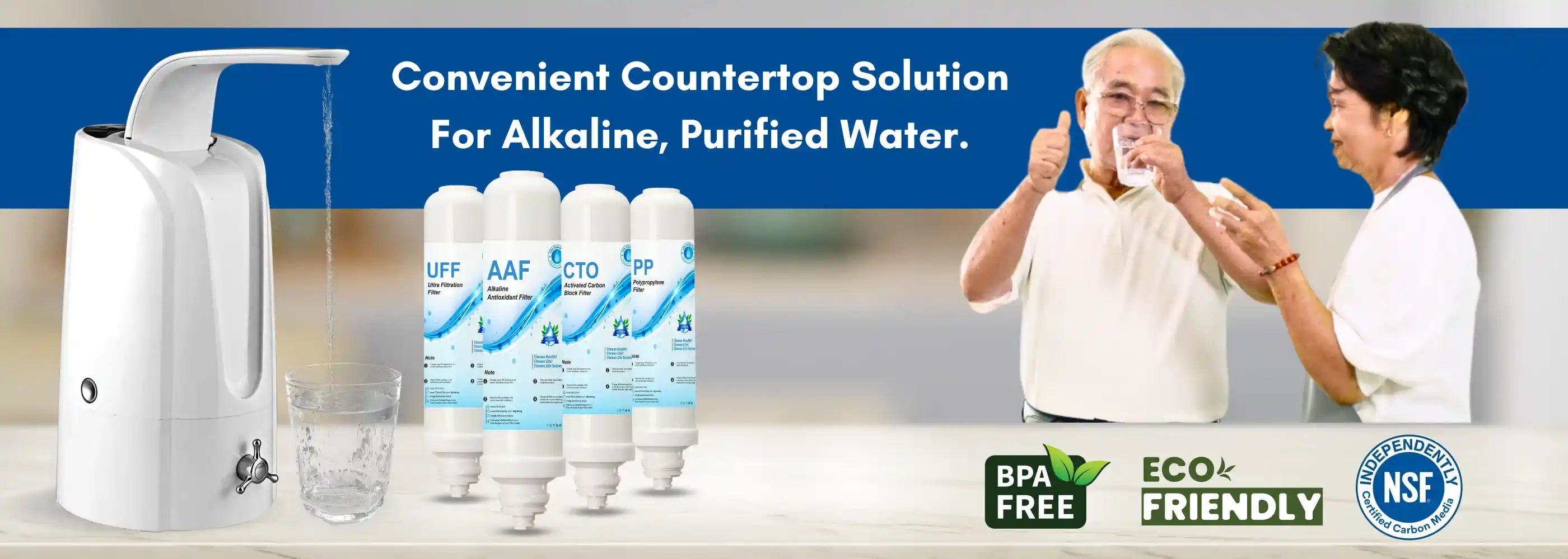 countertop alkaline water filter