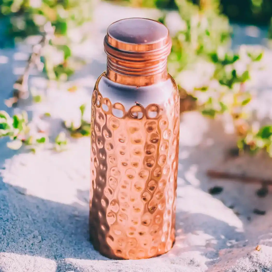 trader joe's alkaline water copper bottle paunch design
