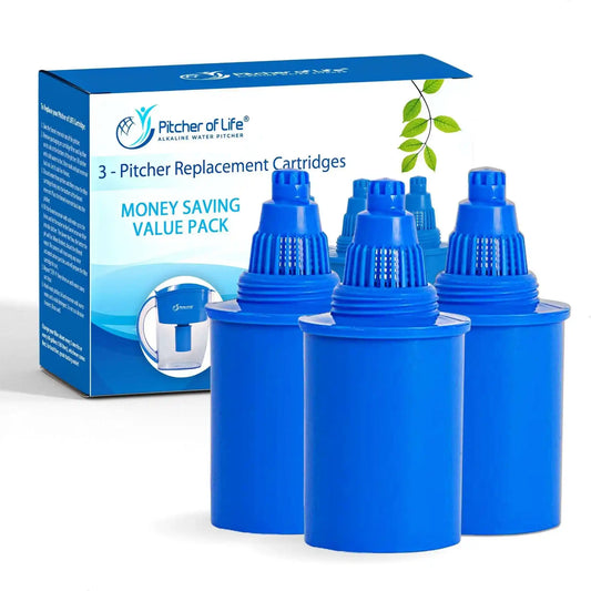 Auto Ship Pitcher of Life® Alkaline water Replacement Filter - 3 Pack