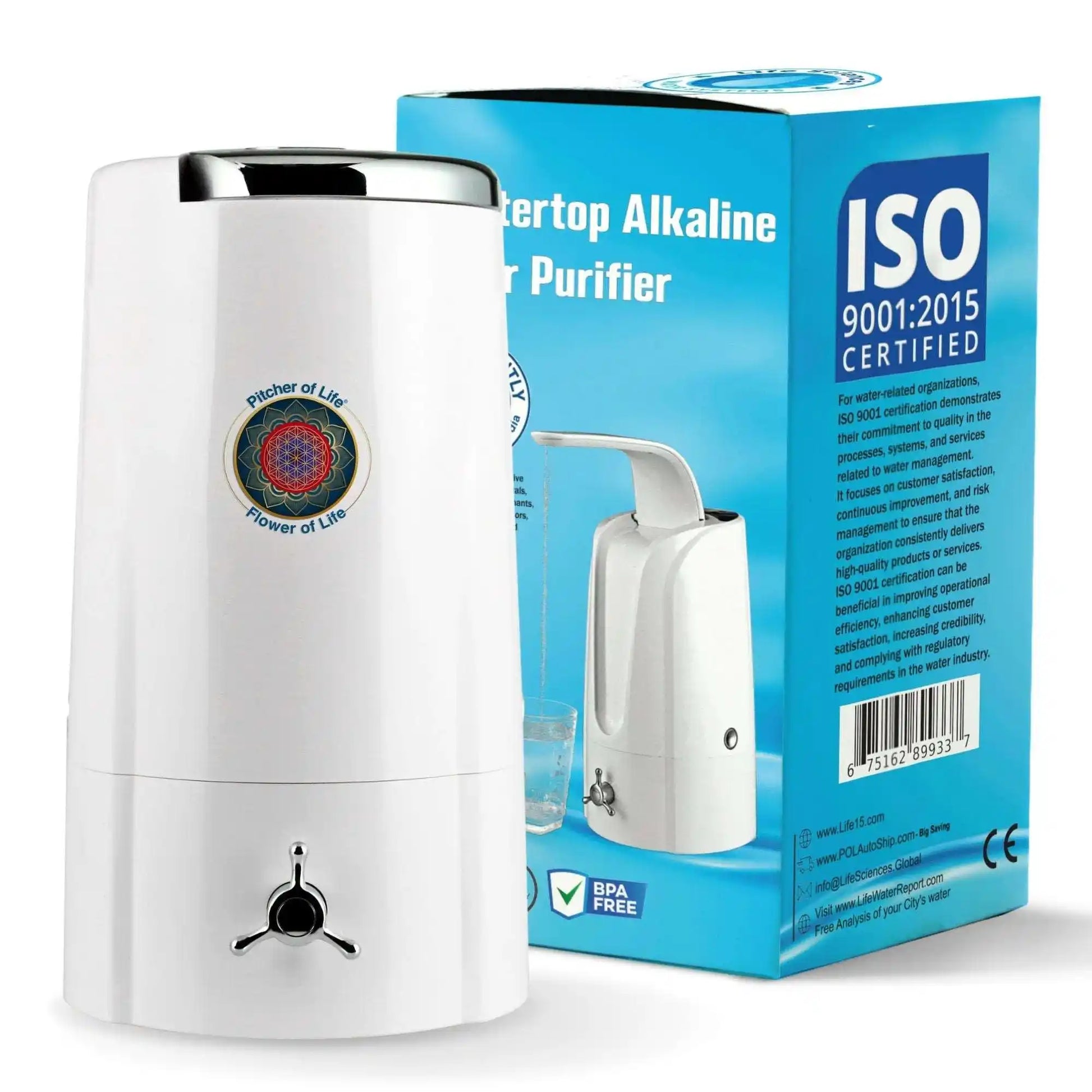 Water Filter System Kangen Pre Filter Counter Top Alkaline Water