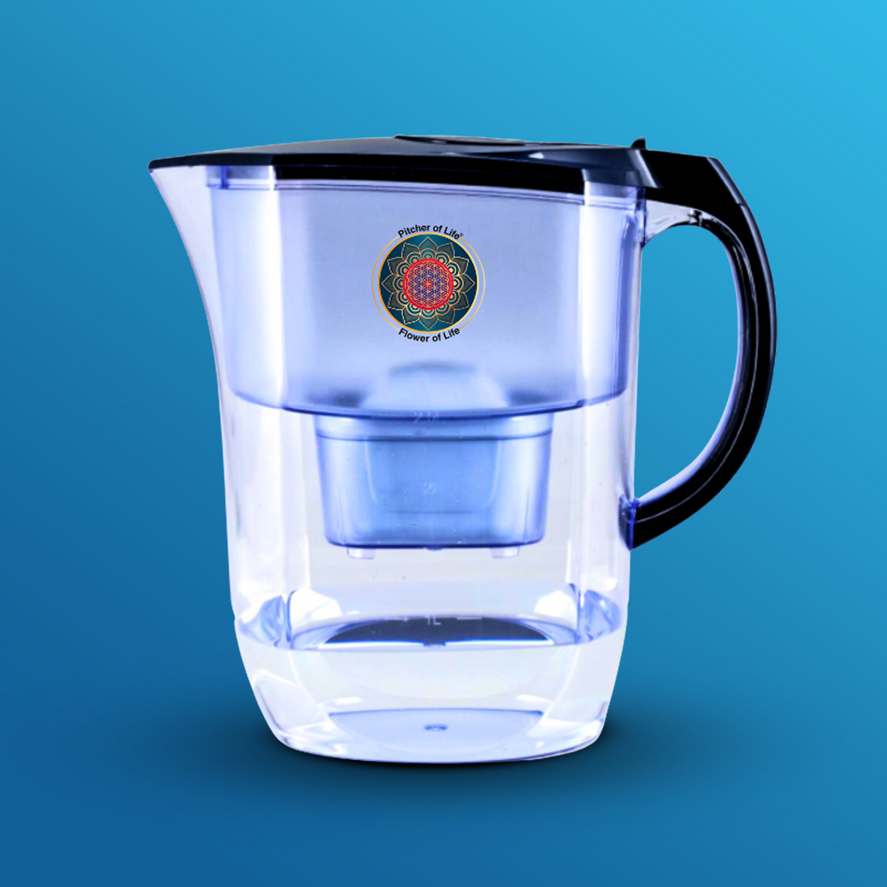 Alkaline Water Filter Jug PITCHER OF LIFE® Improved 2024 Pitcher of Life