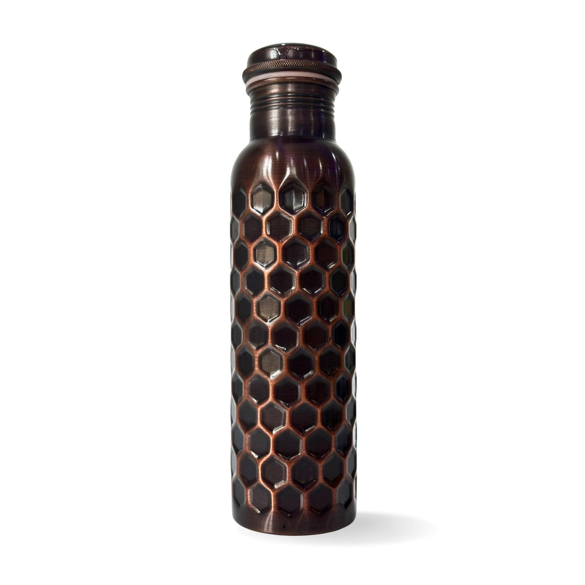 950mL Black- Pure Copper Water Bottle - Pitcher of Life – Pitcher