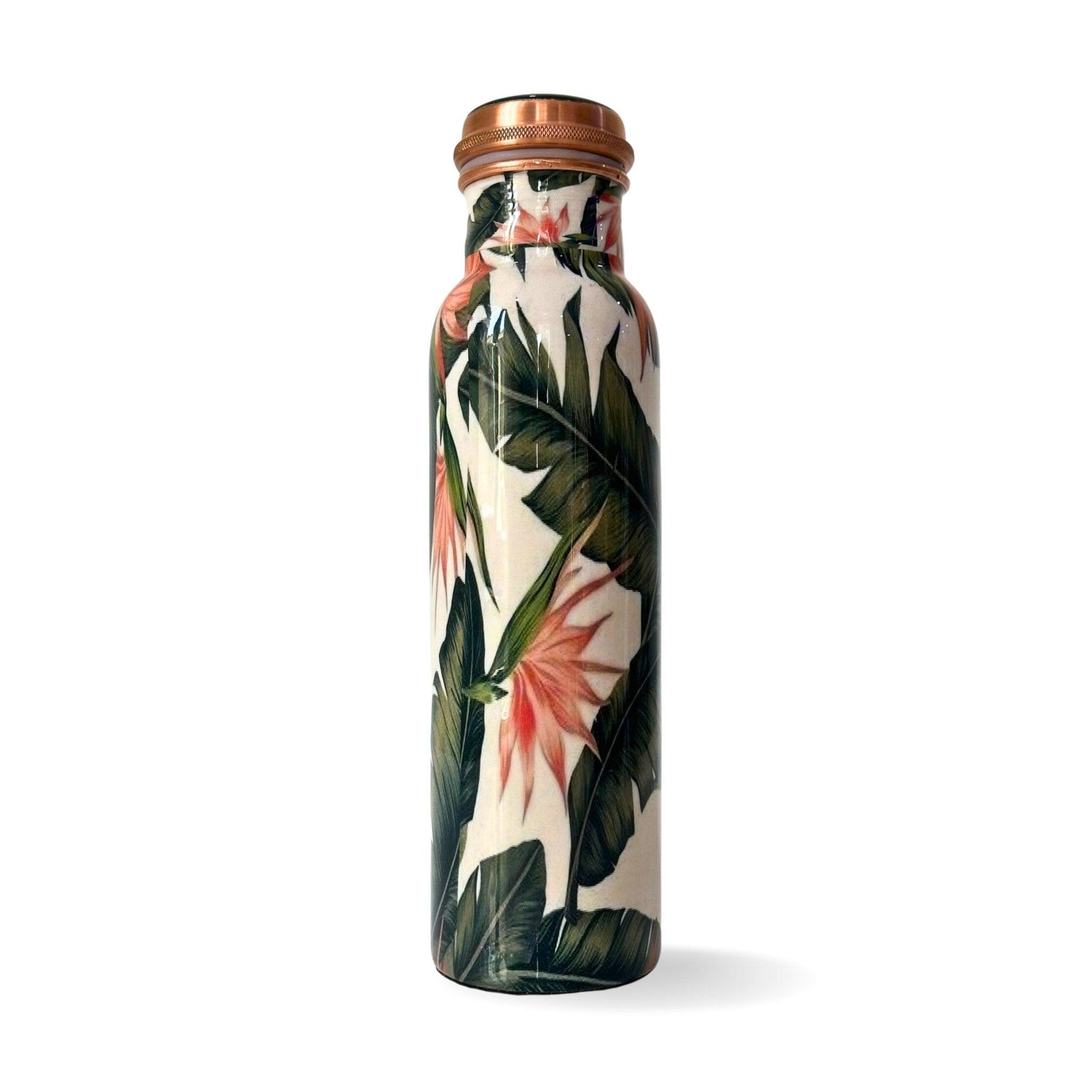 Flowers Design copper bottle
