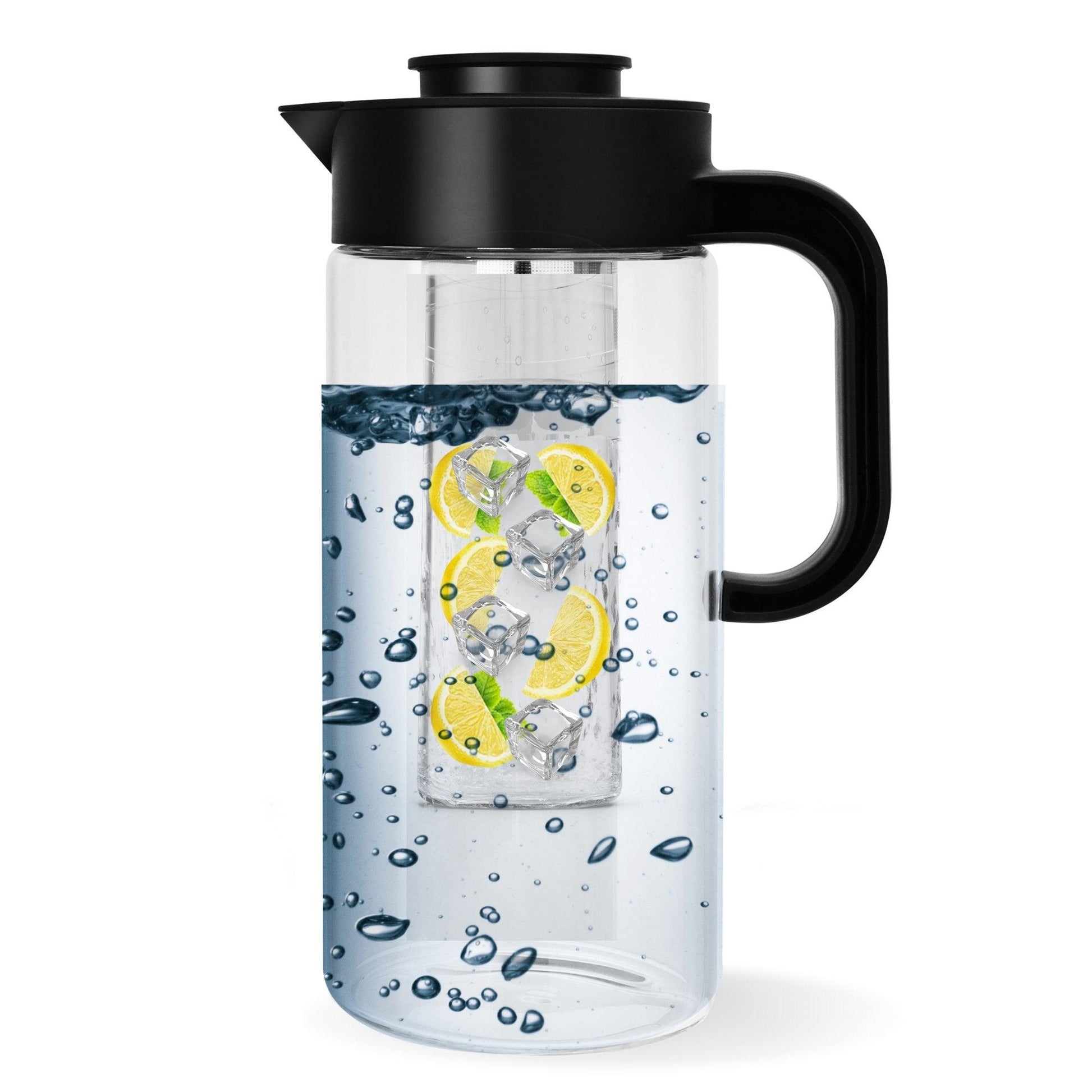 Water Pitcher With Lid Drink Pitcher With Removable Lid And Wide