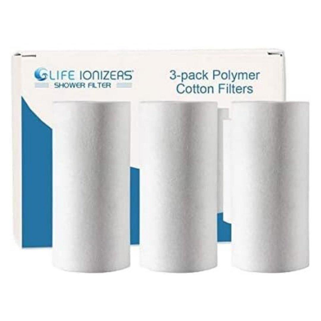 life shower filter cotton pack 